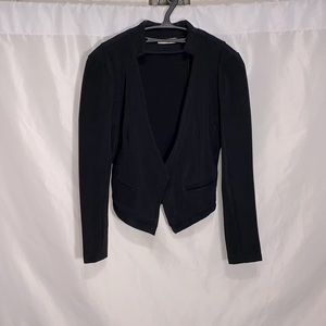 Black Blazer Suit Office Business Coat Lady Long Sleeve Formal Jacket Outwear.